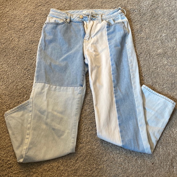 PacSun Denim - PacSun patchwork mom jeans